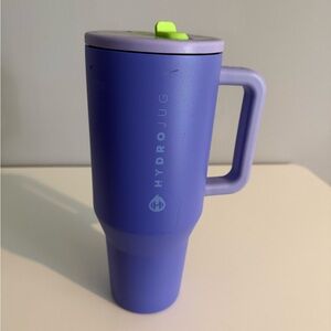 HydroJug Blue Mug with Green Lid